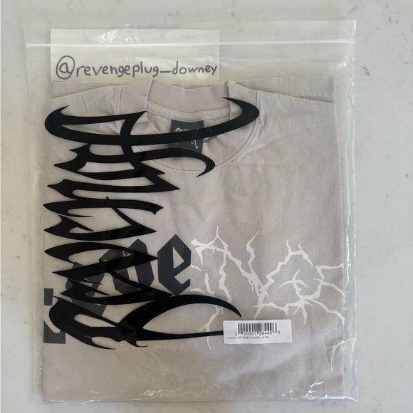 Revenge Duality Tee Cement/White - Picture 1 of 2